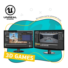 Unreal Engine 4. Игровой движок - КИБЕРшкола программирования для детей, компьютерные курсы для школьников, начинающих и подростков - KIBERone г. Каменск-Уральский