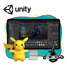Мир игр на Unity 2D на популярном движке + AI-помощники - КИБЕРшкола программирования для детей, компьютерные курсы для школьников, начинающих и подростков - KIBERone г. Каменск-Уральский