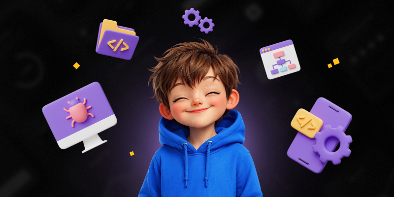 Идеальный сайт с нуля: код, дизайн и AI-помощник - КИБЕРшкола программирования для детей, компьютерные курсы для школьников, начинающих и подростков - KIBERone г. Каменск-Уральский